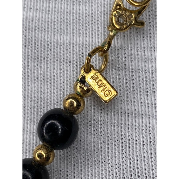 Monet 30” Black Bead Necklace - Picture 4 of 4